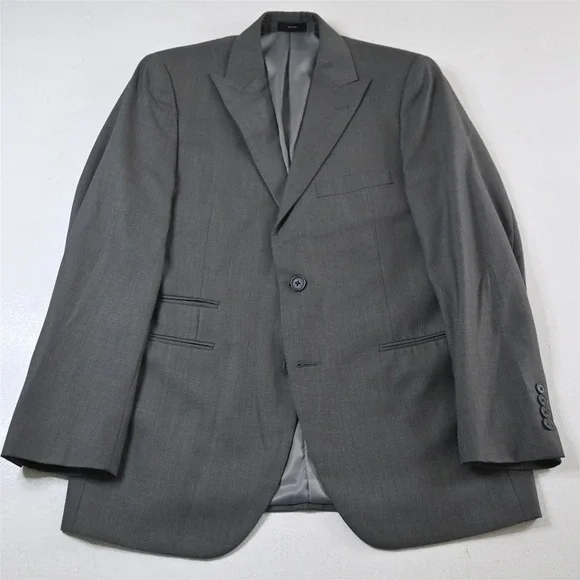 J Ferrar 38S 34x32 Gray 3 Piece Vest Mens Jacket Pants Suit‎